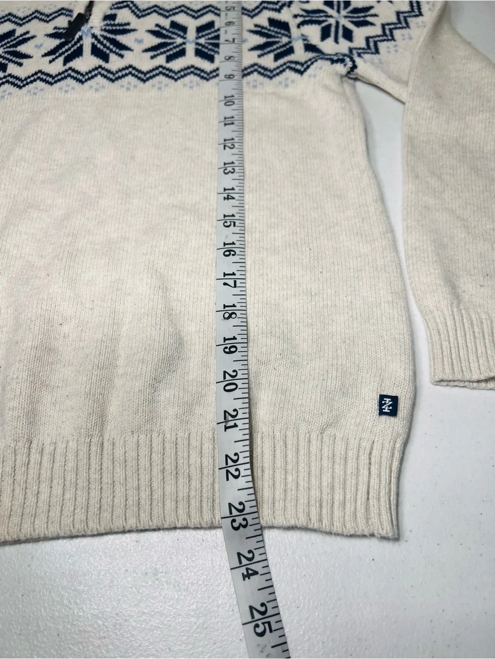 IZOD Boys Fair Isle Quarter Zip Sweater 14/16
